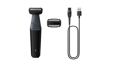 EAN 8720689020510 - Philips BODYGROOM Series 3000 BG3017/01 afeitadora corporal Negro, Gris imagen 2