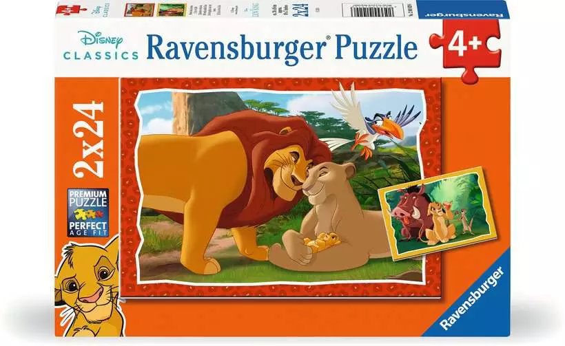 Puzzle Ravensburger El Rey Leon 2x24