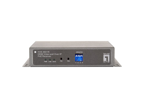 EAN 4015867175620 - LevelOne HVE-6601R extensor audio/video Receptor AV Gris imagen 3