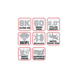EAN 4000567576457 - Braun Photo Technik BLACK400 WiFi 8K CMOS Visión nocturna Camuflaje 2560 x 1440 Pixeles imagen 4