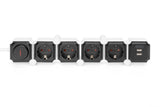 EAN 4016032463917 - Digitus DA-70620 base múltiple 1,6 m 4 salidas AC Interior Negro, Blanco imagen 5