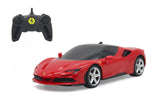 Jamara Ferrari Sf90 Mradale 1:24 2,4 Ghz Rojo 6+