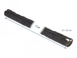 Delock Blindaje Emc Funda Trenzada Con Velcro 1 M X 25 Mm Negro