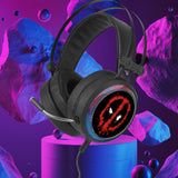 Auricular Gaming Deadpoool Negro Sonido Virtual 7.1/ Jack3.5mm/ Cable 2.2m