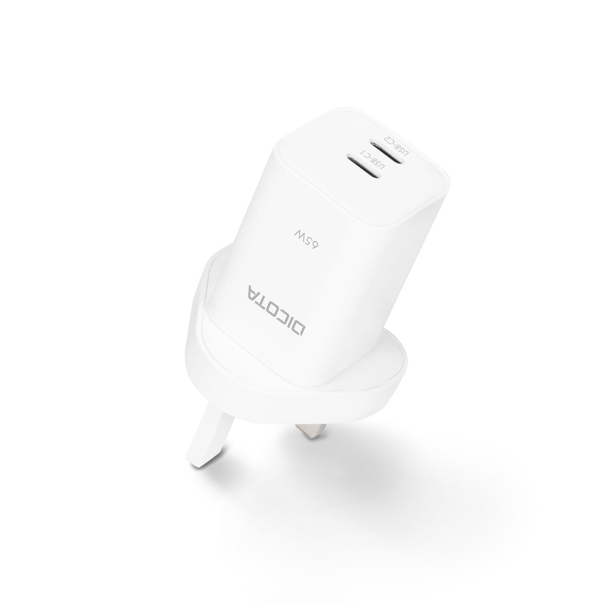 N Dicota 2-Port Gan Wall Charger (65w) Uk Blanco