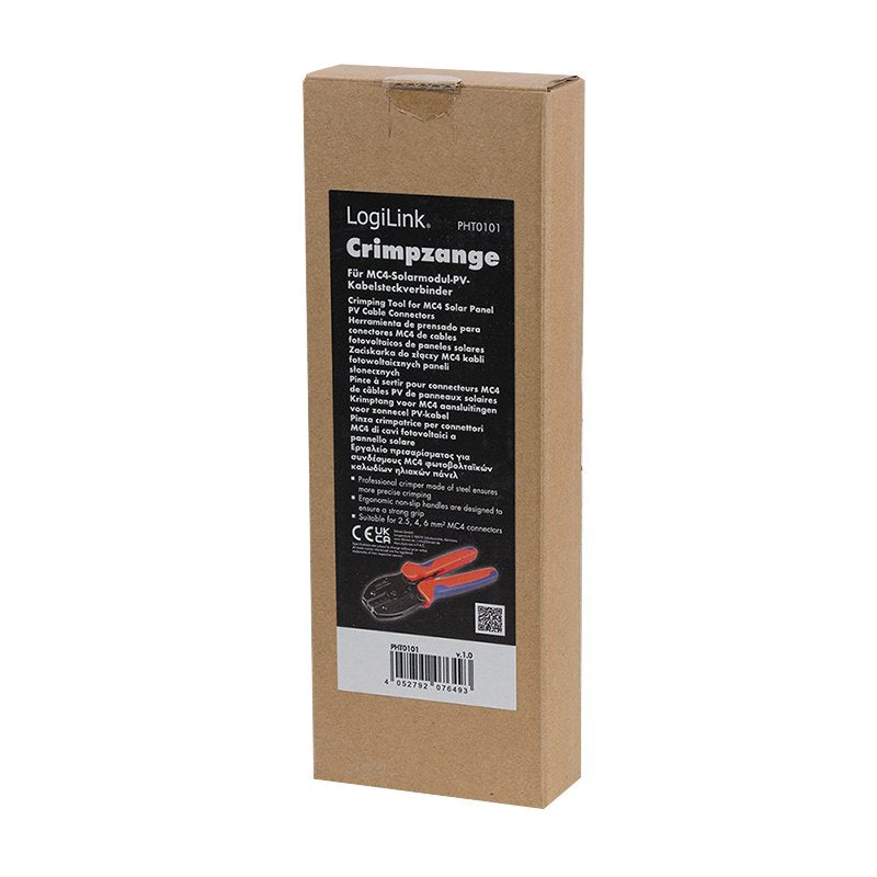 Crimpadora Para Conectores Fotovoltaicos De Cables De Paneles Solares Logilink