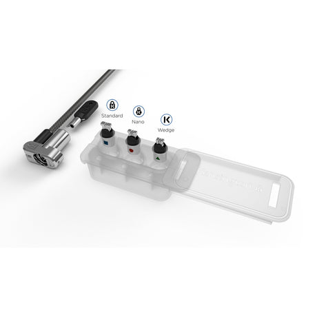 EAN 0085896623151 - Kensington K62315WW accesorio para candado de cable Plata 3 pieza(s) imagen 4