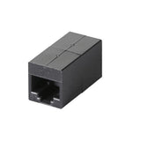 Cat 6 Black Straight Through Coupler Fm609, Cat6, Black, Fm609