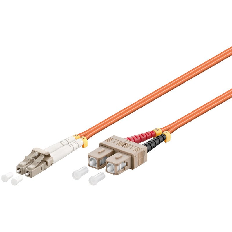 Cable Wp Wpc-Fp1-6lcsc-100 De Fibra Óptica E Infiniband 10 M Lc Sc Naranja