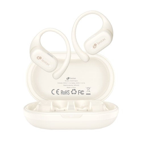 Leotec Earphones Open Air Zenith Sport Beige