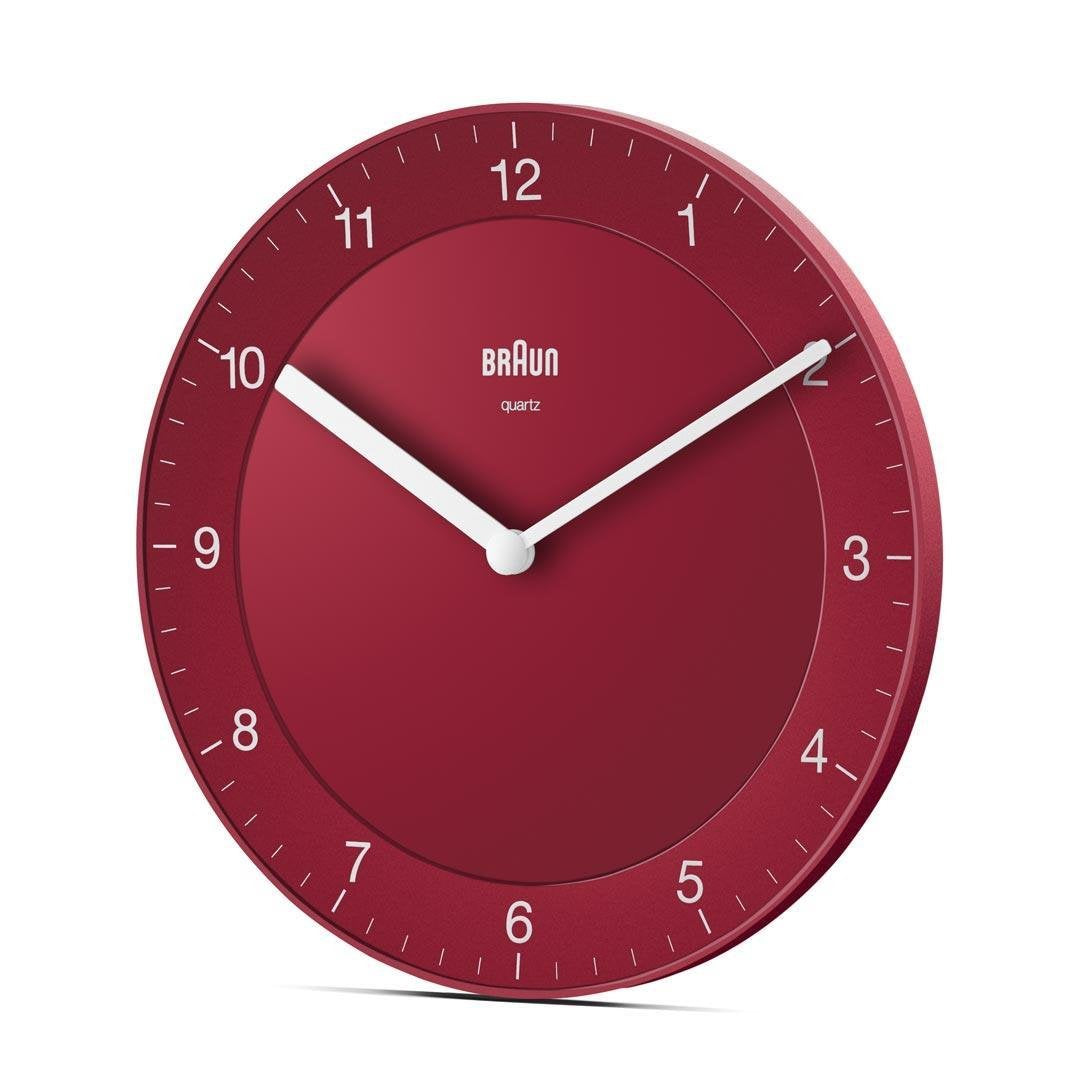 Braun Bc 06 R-Dcf Radio Reloj De Pared Rojo