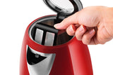 Eta Hervidor De Agua Ela Digi Eta959890010 Elã©Ctrico, 2200 W, 1,7 L, Acero Inoxidable, Base Giratoria 360â°, Rojo