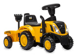 Jamara Rutscher Caterpillar Traktor Con Anhänger 2in1 Amarillo