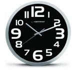 Reloj De Pared Esperanza Ehc013w - Zurich - Reloj De Cuarzo Negro Ovalado Negro Blanco