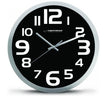 EAN 5901299929902 - Esperanza EHC013K Wall Clock - Zurich - Black Reloj de cuarzo Ovalado Negro, Blanco imagen 1