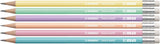 Stabilo Lapiz Grafito Con Goma Swano Pastel Melocotón -12u-