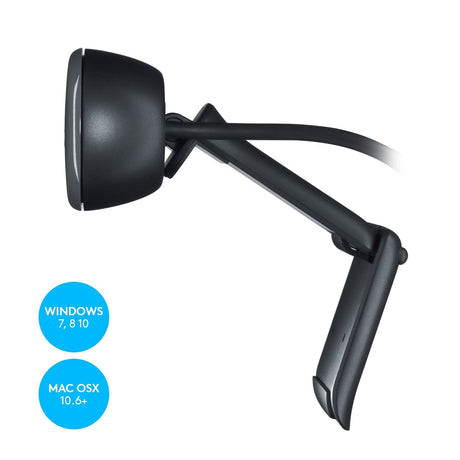 EAN 5099206064201 - Logitech 960-001063 cámara web 3 MP 1280 x 720 Pixeles USB 2.0 Negro imagen 13