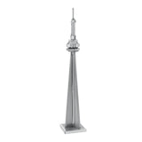 Maqueta 3d Metal Fascinations Cn Tower Toronto Montaje Sin Pegamento Ni Soldadura Maquetas 3d