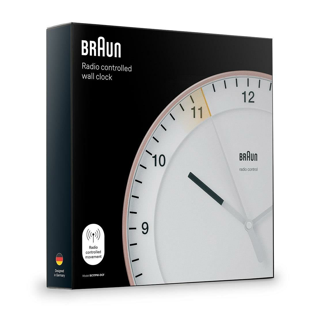 EAN 4007218671103 - Braun BC17PW-DCF reloj de mesa o pared Reloj analógico Alrededor Rosa imagen 5