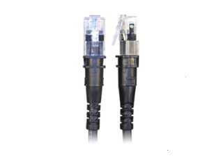 EAN 3700820001696 - PatchSee TP-6A-U/3 cable de red Negro 0,9 m Cat6a F/UTP (FTP) imagen 1