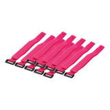Logilink Bridas Con Sujetador De Velcro 10 Piezas Rosa