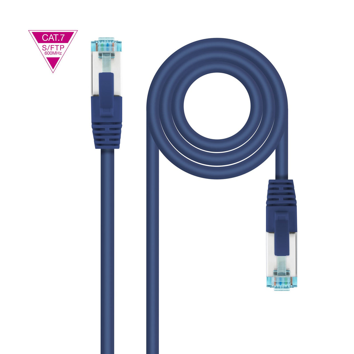 EAN 8433281011564 - Nanocable 10.20.1700-L30-BL cable de red 0,3 m Cat7 SF/UTP (S-FTP) imagen 1