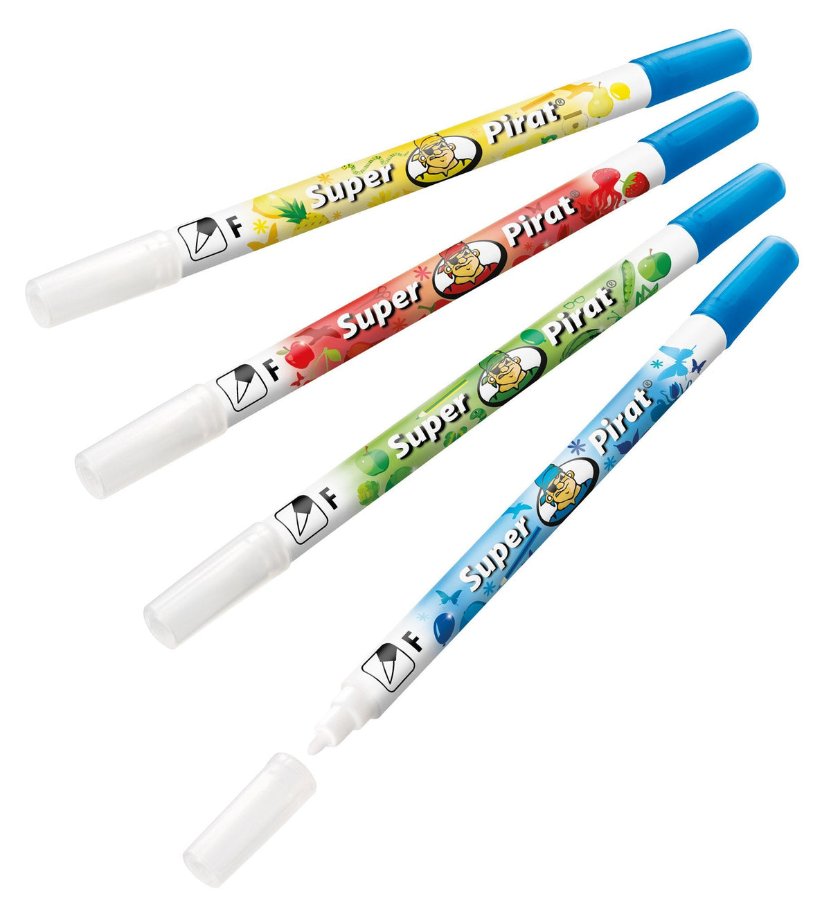 Pelikan 671701 - Fein - Rundspitze - Mixto Colores - Azul - Blanco - Redondo - Alemania