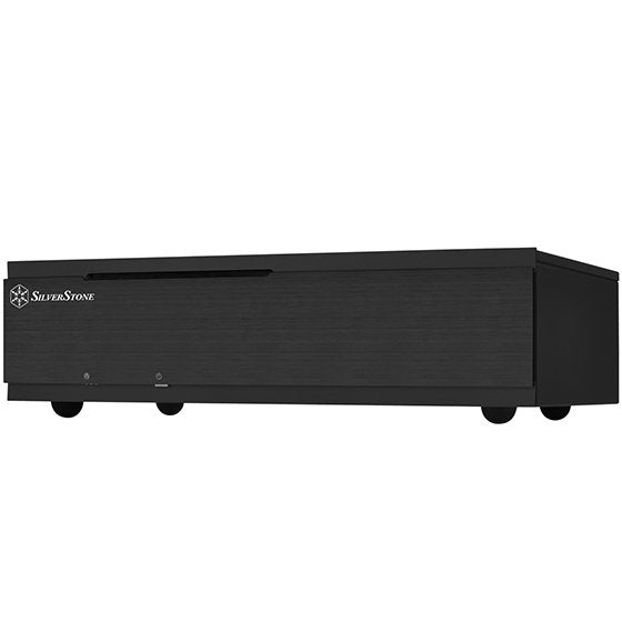 Caja Pc Silverstone Sst-Ml06b-E Silent Milo Slim Htpc Mini-Itx, Negro