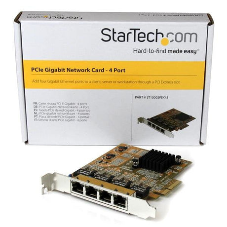 EAN 0065030862448 - StarTech.com ST1000SPEX43 adaptador y tarjeta de red Interno 2000 Mbit/s imagen 5