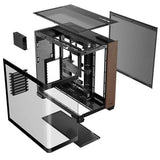 Caja Pc  Antec C8 Curve Wood E-Atx Negro 2xvent 160 Mm 1x140mm 2xusb Sn Fuente