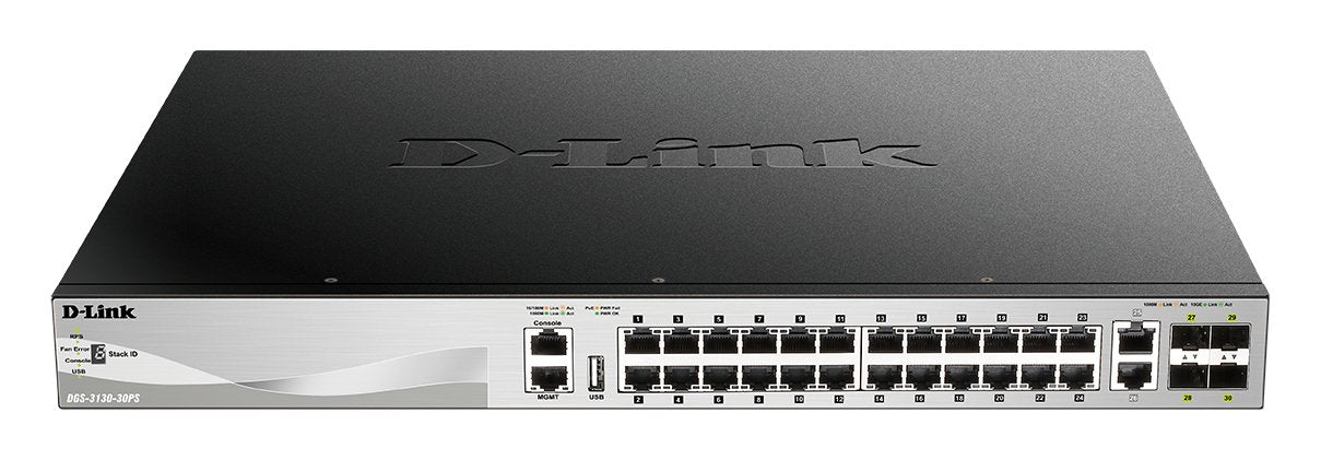 EAN 0790069469947 - D-Link DGS-3130-30PS/E switch Gestionado L3 Gigabit Ethernet (10/100/1000) Energía sobre Ethernet (PoE) G imagen 2