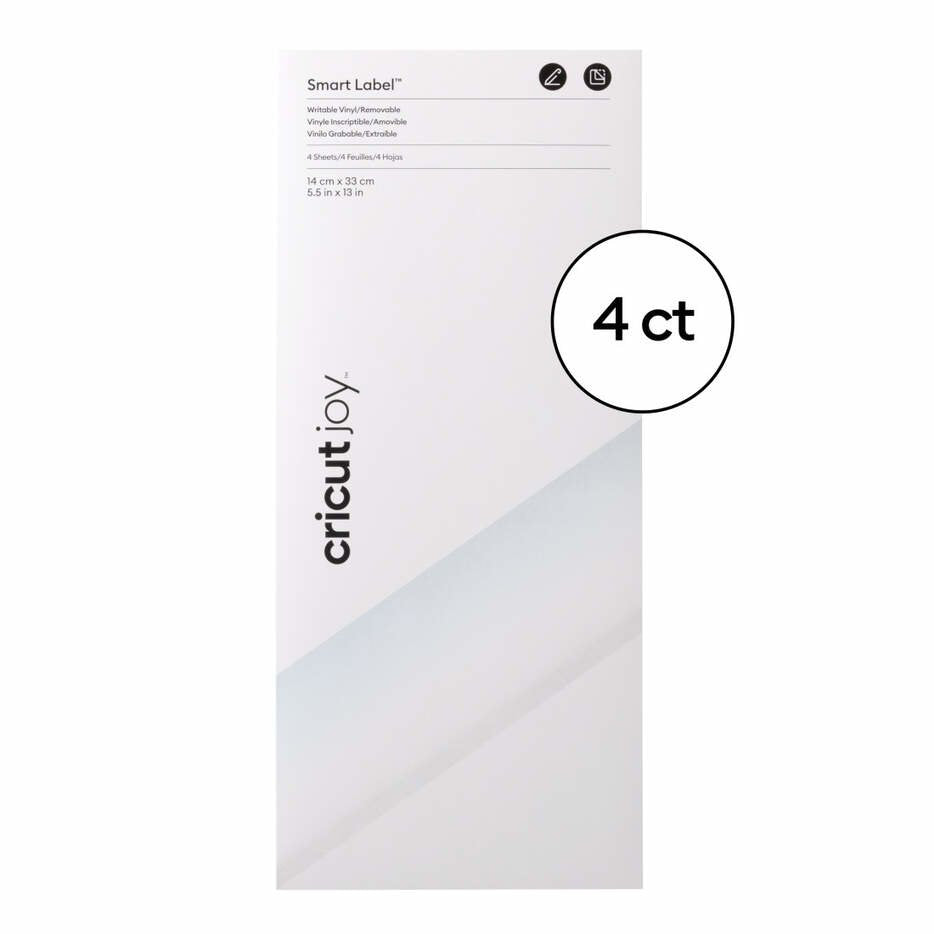 Cricut Smart Label Etiqueta Autoadhesiva Permanente Transparente 4 Pieza(S)