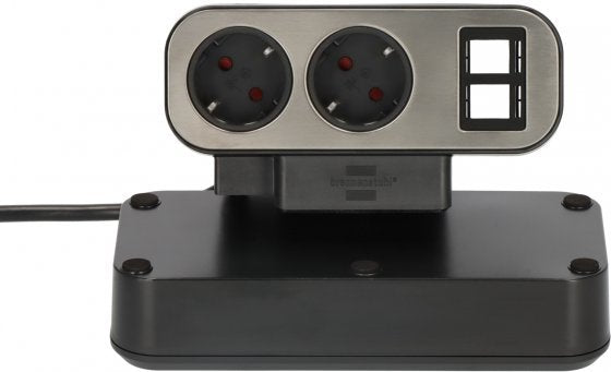 EAN 4007123682157 - Brennenstuhl 1153580110 base múltiple 2 m 9 salidas AC Interior Negro, Plata imagen 2