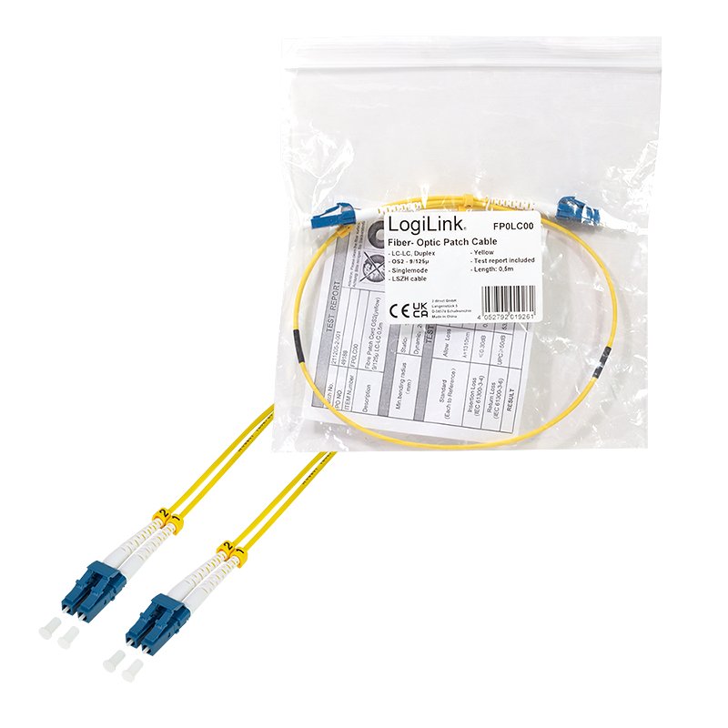 Logilink Fiber Patch Cord Os2 Lc-Lc 50m 9 125? Duplex