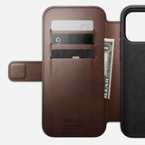 Nomad Modern Leather Folio Iphone 17 Pro Max Rustic Brown H