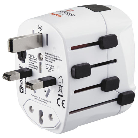 EAN 4047443491381 - Hama World Travel Pro adaptador de enchufe eléctrico Universal Blanco imagen 7
