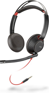 EAN 0197497572445 - Poly Blackwire 5220 3.5mm Top Auriculares Alámbrico Diadema Oficina/Centro de llamadas Negro imagen 1