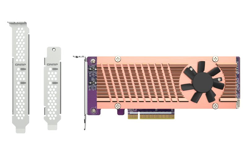 Qnap Qm2-2p-384a Tarjeta Y Adaptador De Interfaz Interno M.2