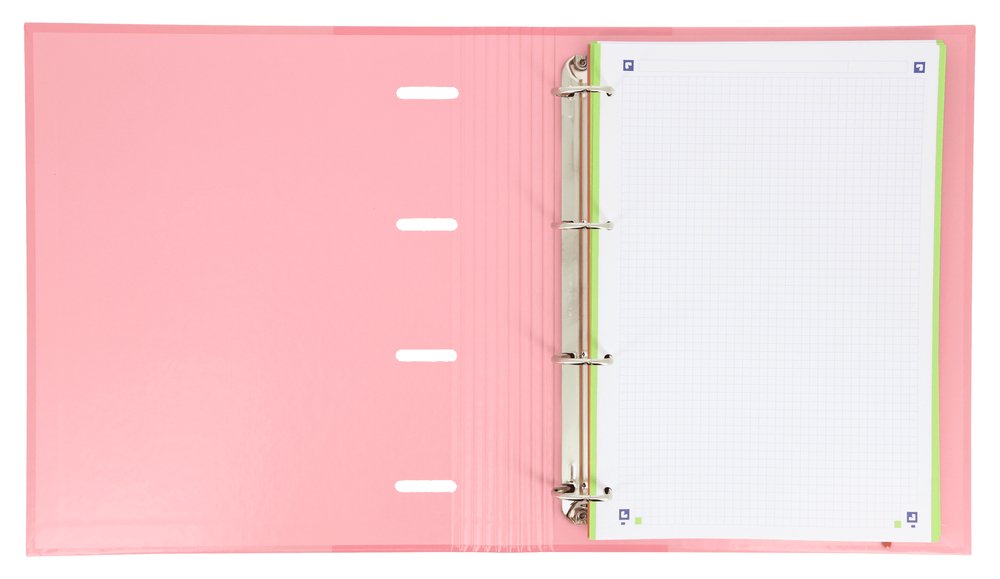 Oxford Carpeta De Anillas 4 X 35mm Europeanbinder C/Recambio 100h A4+ 5x5 Cierre C/Goma C/Surtidos