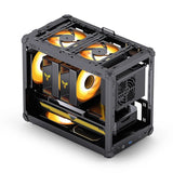 Jonsbo C6 Max Pc-Gehäuse, Mini-Gehäuse, Micro-Atx, Tempered Glass - Schwarz
