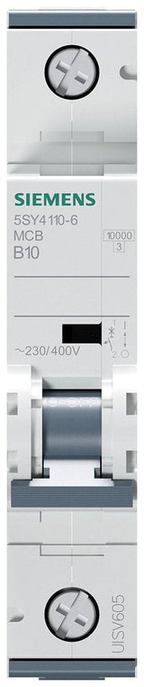 Siemens Automat B 10a 5sy41106 230 400v 10ka 1p