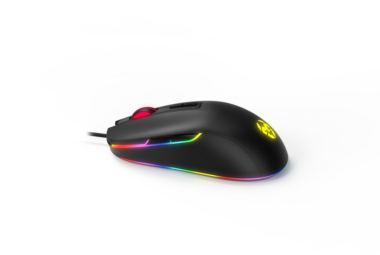 Krom Pack Rgb Teclado Membrana Y Raton  Kalyos Sp