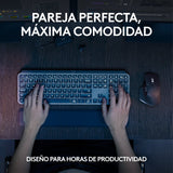 EAN 5099206112452 - Logitech 920-011610 teclado Ratón incluido Oficina RF Wireless + Bluetooth QWERTY Español Grafito imagen 2