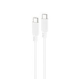 Cable Usb 2.0 3a Tipo Usb-C/M-Usb-C/M Blanco 1.0 M