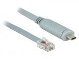 Delock Adaptador Usb 2.0 Typ-C Macho > 1 X Seriell Rs-232 Rj45 Macho 5,0 M