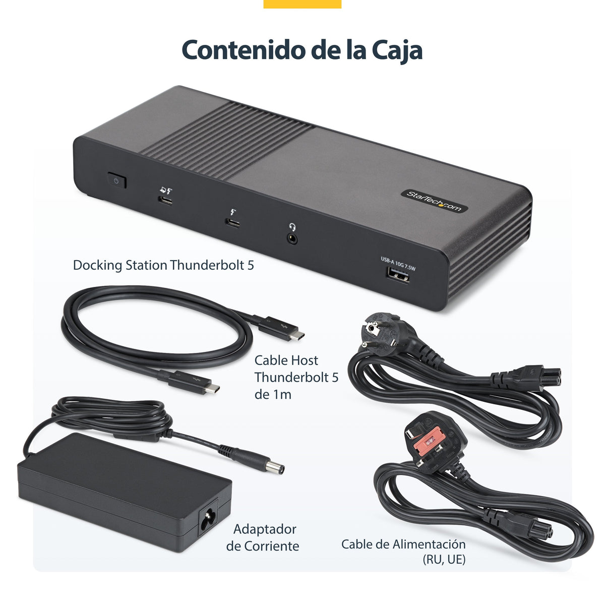 EAN 65030921879 - StarTech.com 206UE-TB5USB4DOCK base para portátil y replicador de puertos Alámbrico Thunderbolt 5 Negro, Gr imagen 6