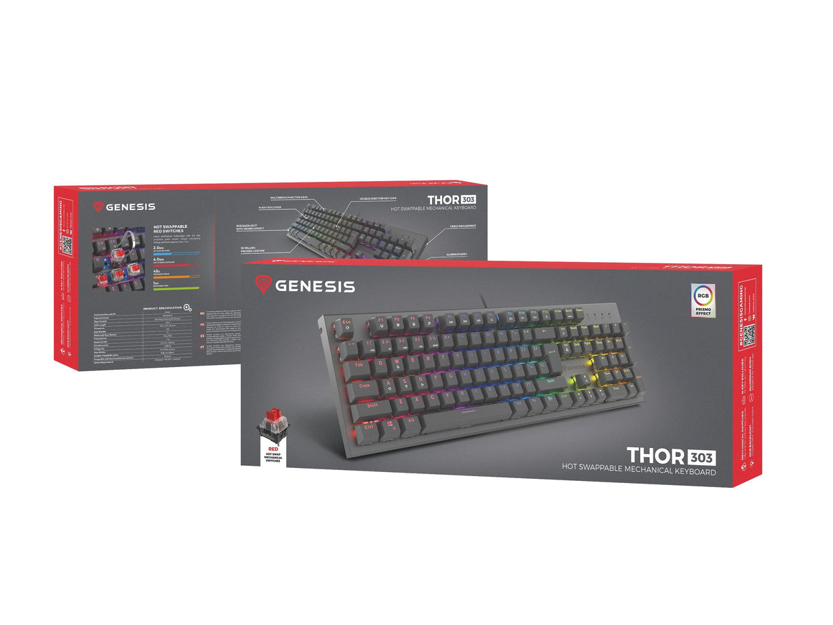 Genesis Thor 303 Rgb Czarna