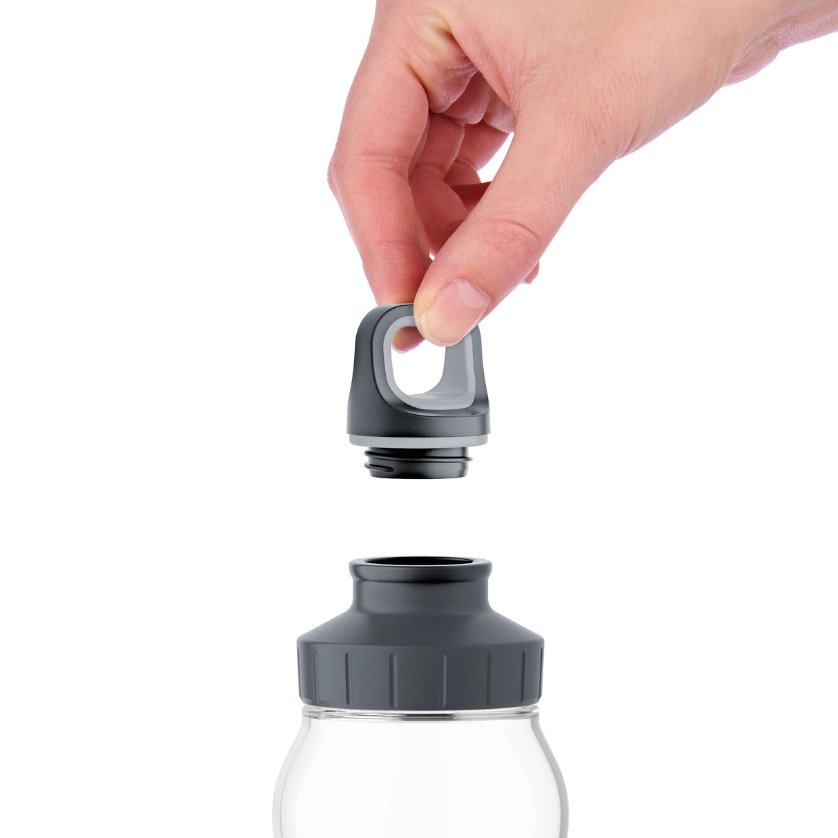 EAN 4009049531298 - EMSA KW DRINK2GO N31002 Uso diario 700 ml Vidrio Azul, Transparente imagen 3