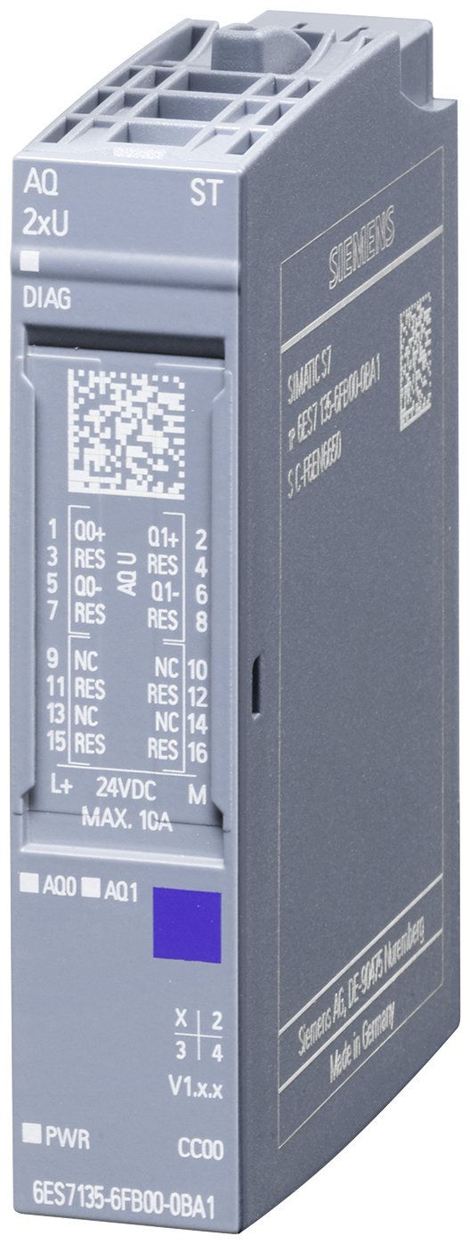 Siem 6es7135-6fb00-0ba1 Simatic Et 200sp Analoges Ausgangsmodul