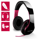 Fantec Shp-250aj Auriculares Diadema Negro, Rosa